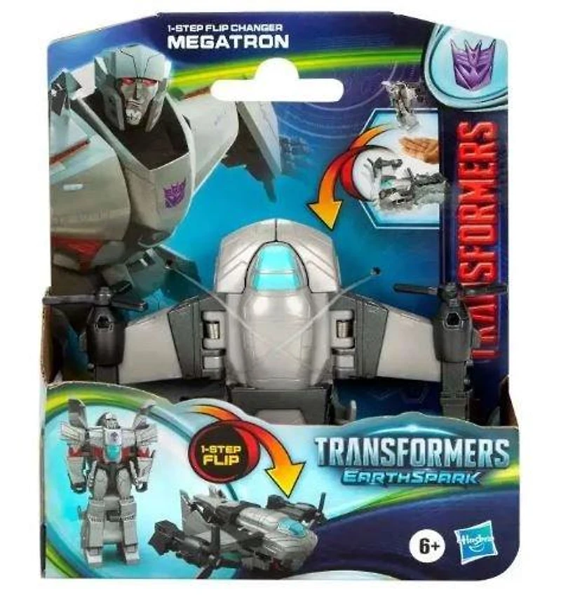 Hasbro Transformers Earthspark 1 Step Flip Changer Megatron 6-in Action Figure