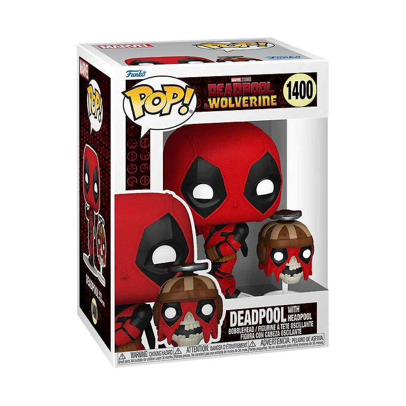 Funko POP! and Buddy: Deadpool and Wolverine Deadpool and Headpool 3.8-in Vinyl Figure