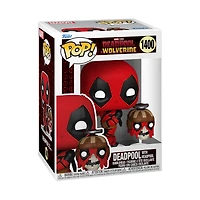 Funko POP! and Buddy: Deadpool and Wolverine Deadpool and Headpool 3.8-in Vinyl Figure