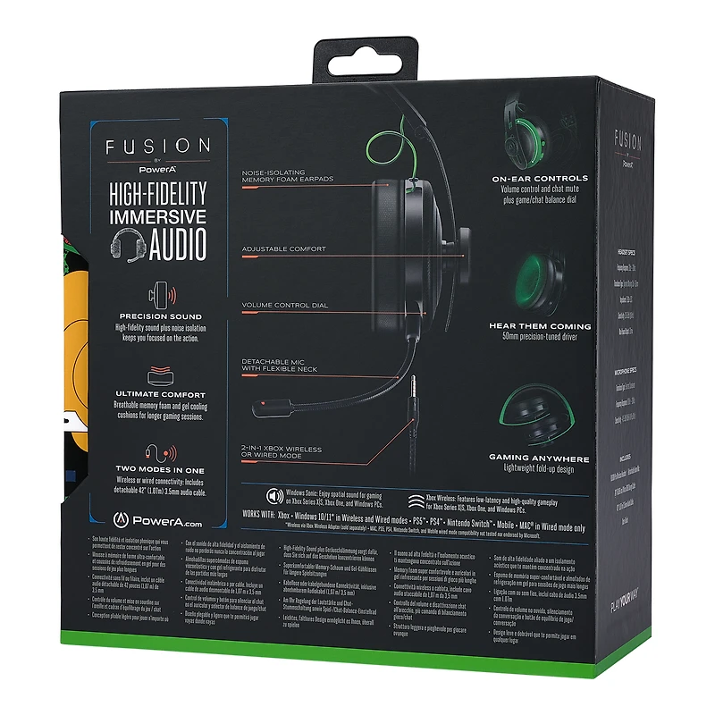 PowerA FUSION Pro Wireless Gaming Headset for Xbox Series X/S