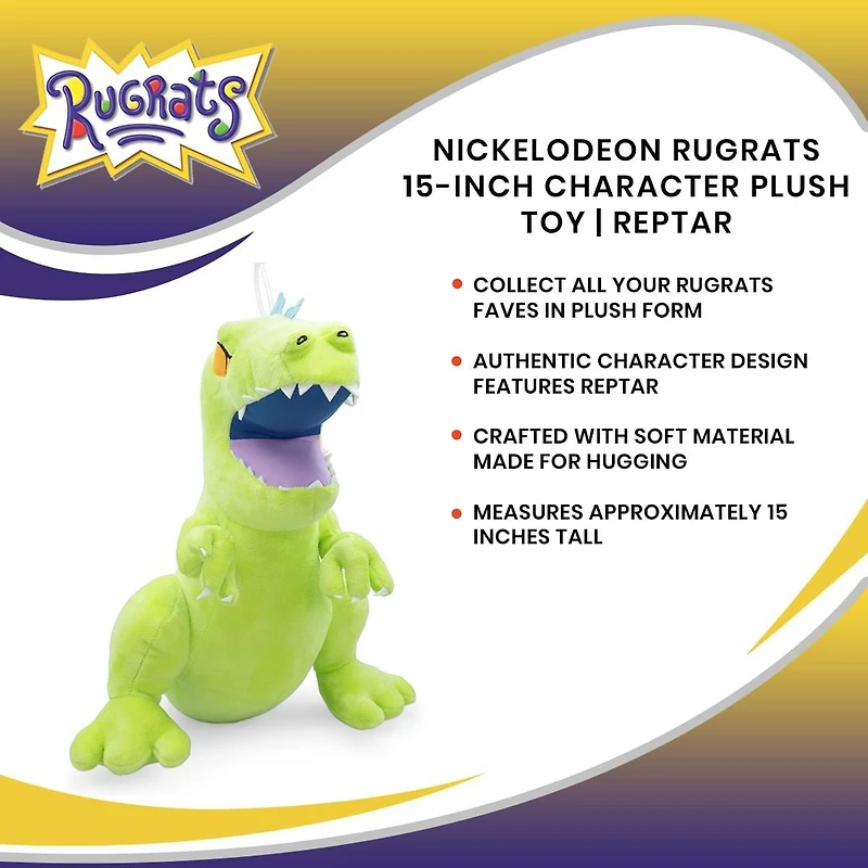 Nickelodeon Rugrats Reptar 15-in Plush