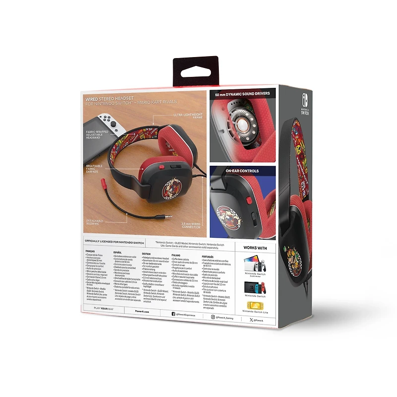 PowerA Wired Stereo Headset for Nintendo Switch