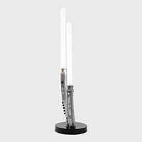 Star Wars Ahsoka Mini Lightsaber Double Sabers Blue 12-In Lamp