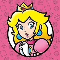 Super Mario Bros. Princess Peach 6 x 6-in Canvas