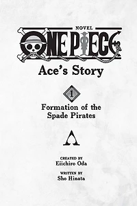 One Piece Ace's Story Manga Volume 01
