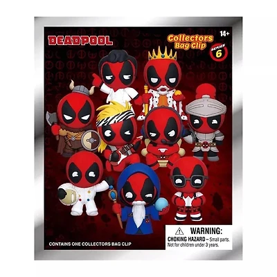 Marvel Deadpool 3D Foam Bag Clip Blind Bag Series 6