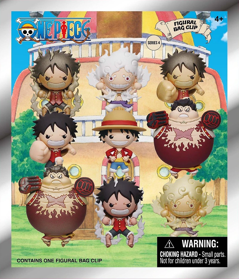 One Piece 3D Foam Bag Clip Blind Bag Series 4 (Styles May Vary