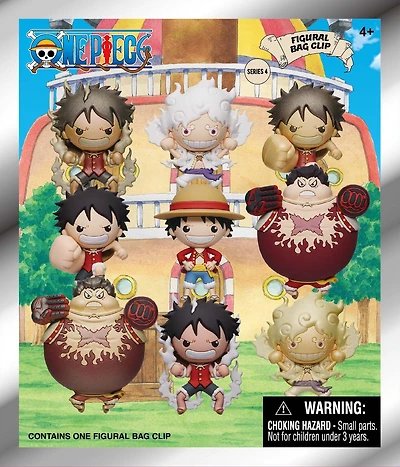 One Piece 3D Foam Bag Clip Blind Bag Series 4 (Styles May Vary