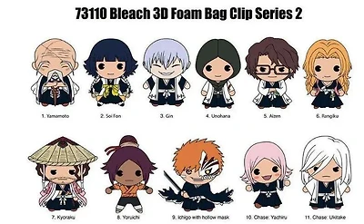 Bleach Classic 3D Foam Bag Clip Series 2