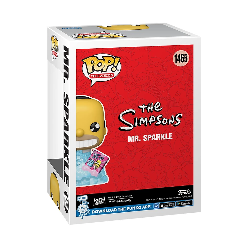 Funko POP! TV: The Simpsons Mr. Sparkle Diamond Glitter 4-in Vinyl Figure