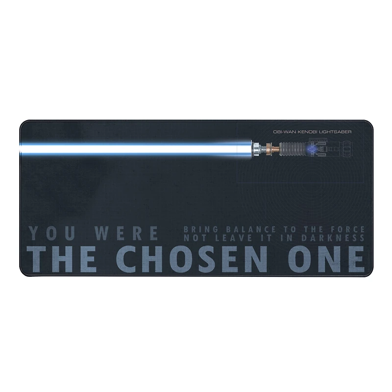 GameStop Star Wars Obi Wan Lightsaber 35-in Mouse Pad