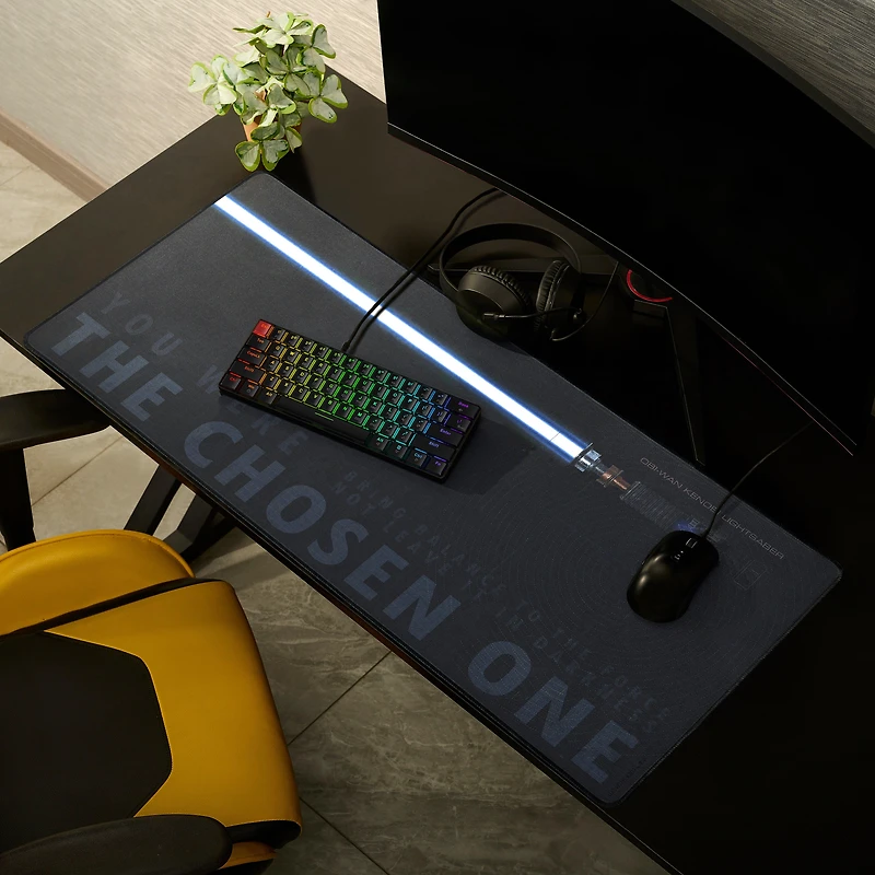 GameStop Star Wars Obi Wan Lightsaber 35-in Mouse Pad