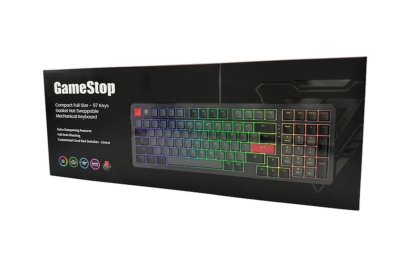GameStop 98-Key Hot Swappable Mechanical Keyboard