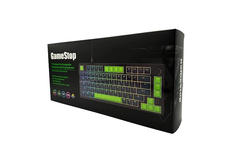GameStop Wired 75% Hot Swappable Mechanical Keyboard