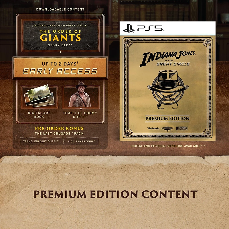 Indiana Jones and the Great Circle Premium - PlayStation 5