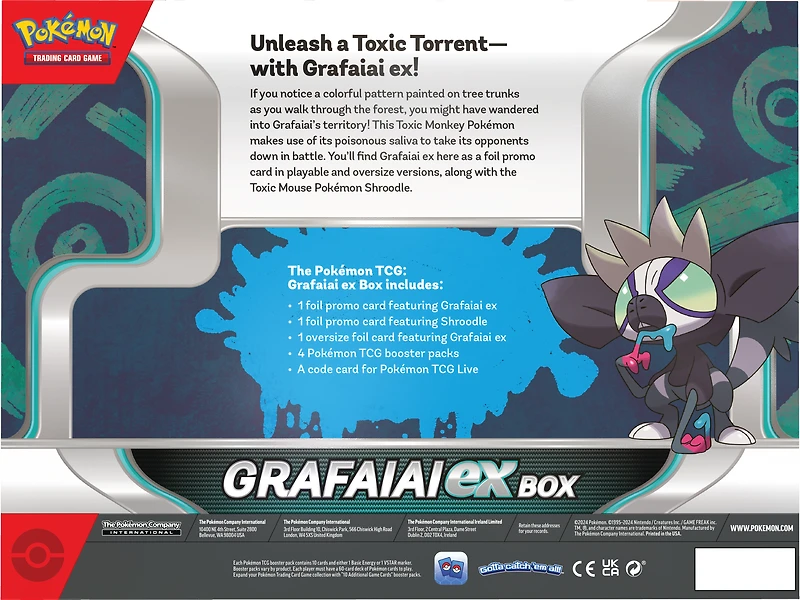 Pokemon Trading Card Game: Grafaiai ex Box