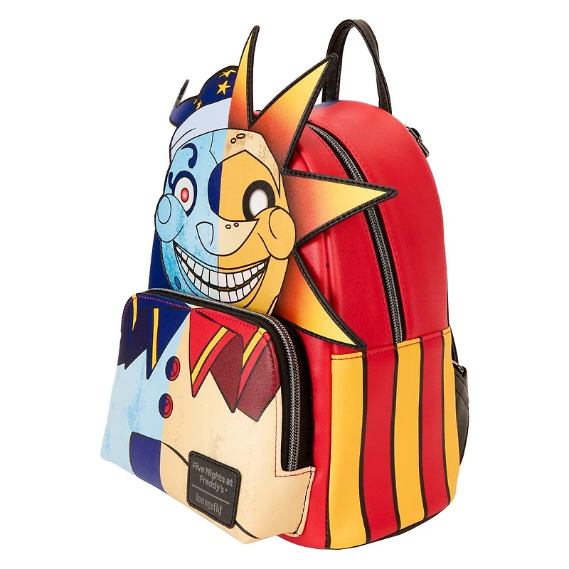 Loungefly Five Nights at Freddy's: Security Breach Sun and Moon Mini Backpack GameStop Exclusive