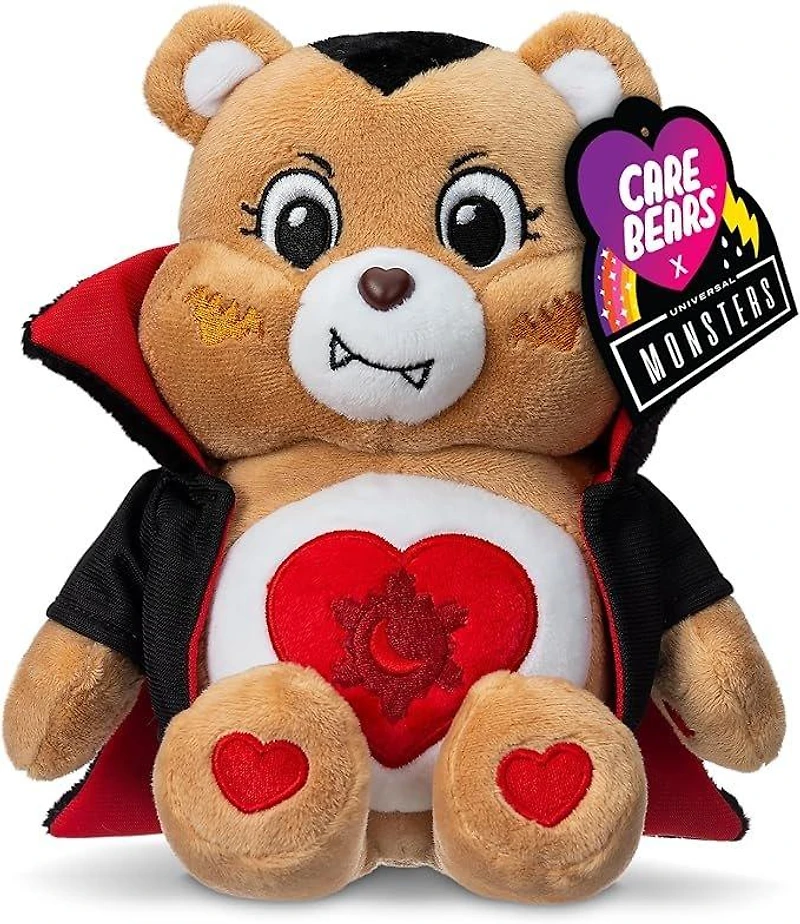 Care Bears x Universal Monsters Tenderheart as Dracula Fun Size 9-in Plush