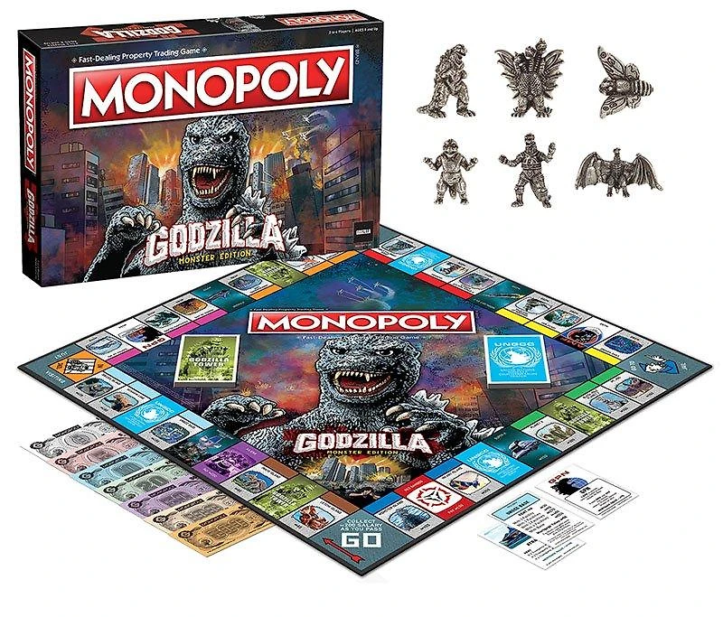 MONOPOLY: Godzilla Board Game