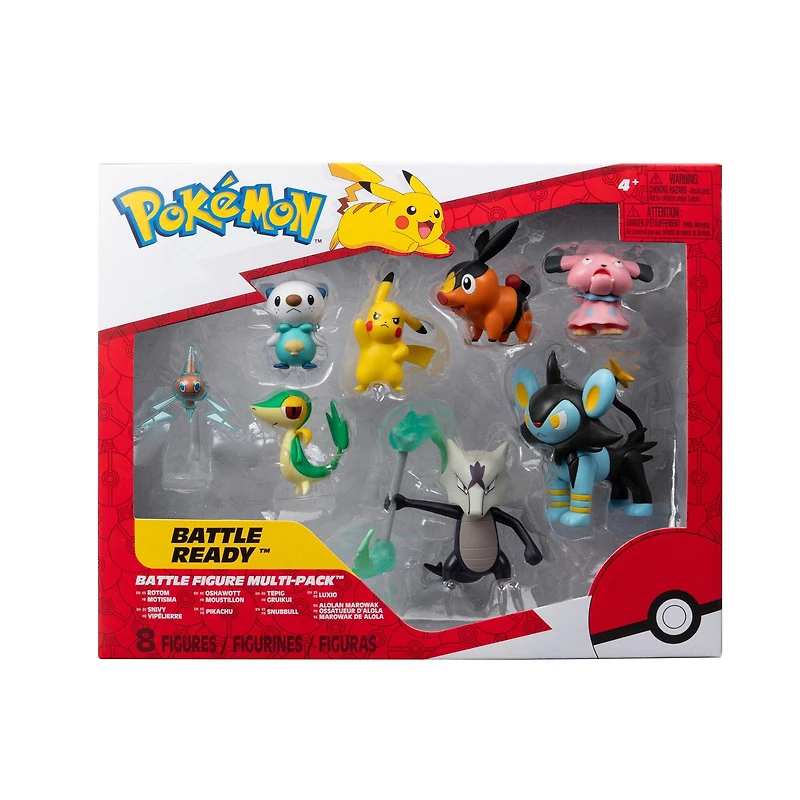Jazwares Pokemon Battle Figure W12 Multipack Set 8-Pack