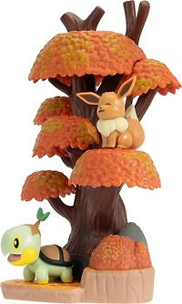 Jazwares Pokemon Environment 6-in Playset with Eevee and Turtwig Figures