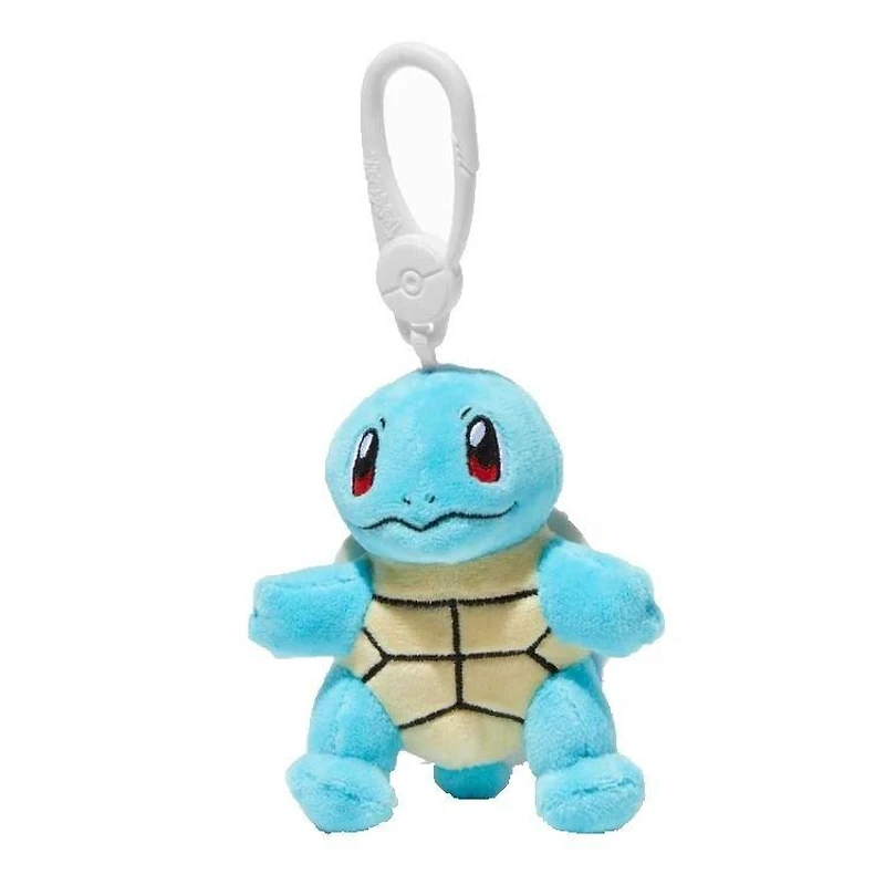 Jazwares Pokemon Squirtle Pokemon 3.5-in Clip-On Plush
