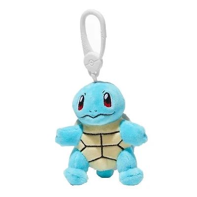 Jazwares Pokemon Squirtle Pokemon 3.5-in Clip-On Plush