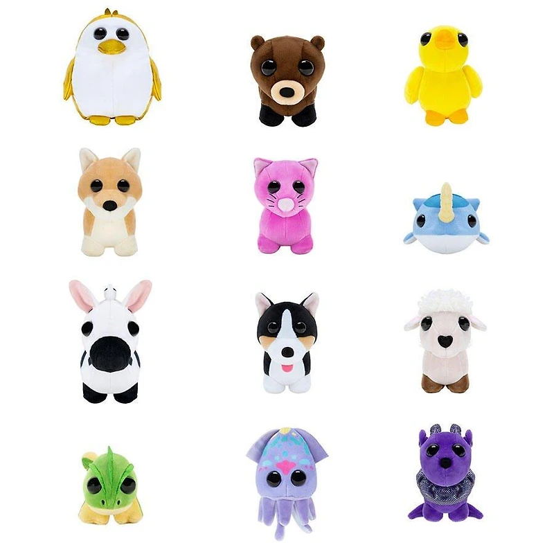 Jazwares Adopt Me! Surprise Plush Pets 5-in Plush Series 4 (Styles May Vary)