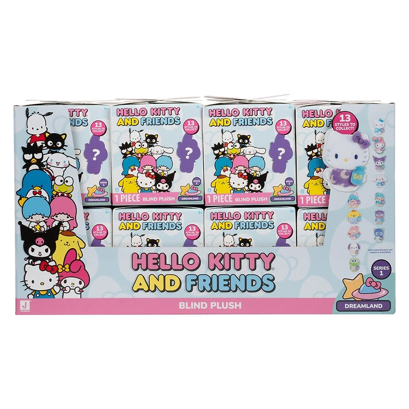 Jazwares Hello Kitty and Friends Mini 2-in Blind Plush Series 2 (Styles May Vary