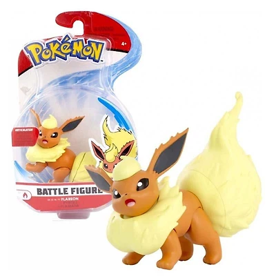 Jazwares Pokemon Flareon 3-in Battle Figure