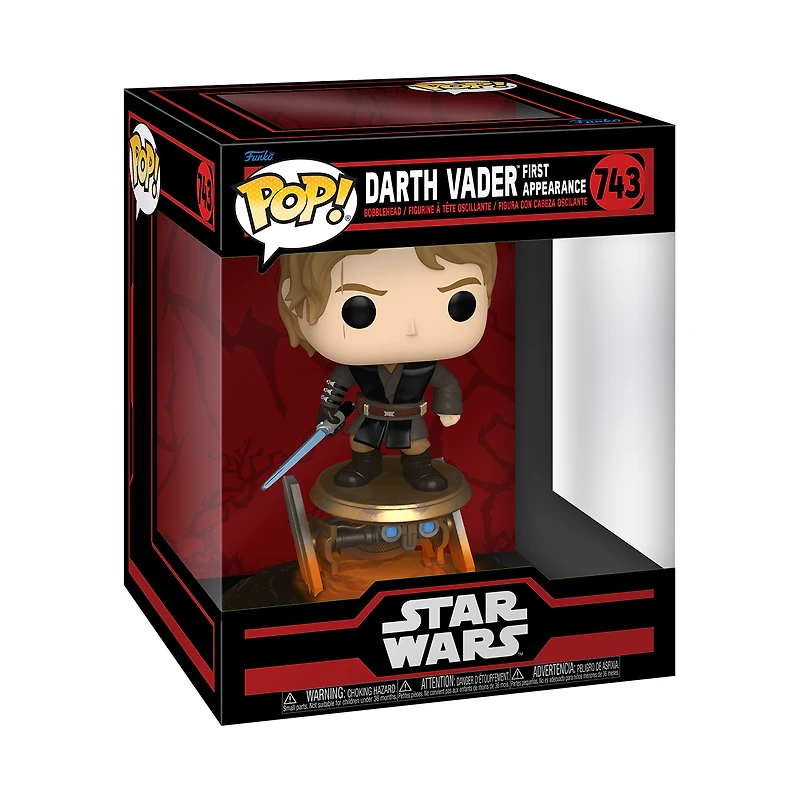 Funko POP! Deluxe: Star Wars Darkside Darth Vader (First Appearance) 5.9-in Vinyl Bobblehead Figure