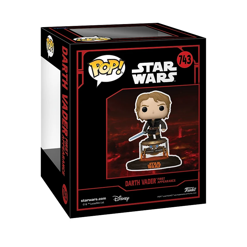 Funko POP! Deluxe: Star Wars Darkside Darth Vader (First Appearance) 5.9-in Vinyl Bobblehead Figure