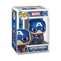 Funko POP! Marvel: Marvel Captain America 3.65-in Vinyl Bobblehead
