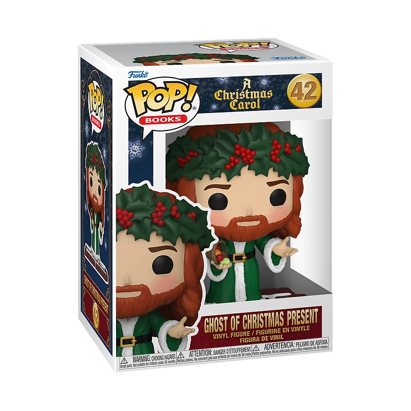 Funko POP! Books: A Christmas Carol Ghost of Christmas Present 4.4-in Vinyl Figure