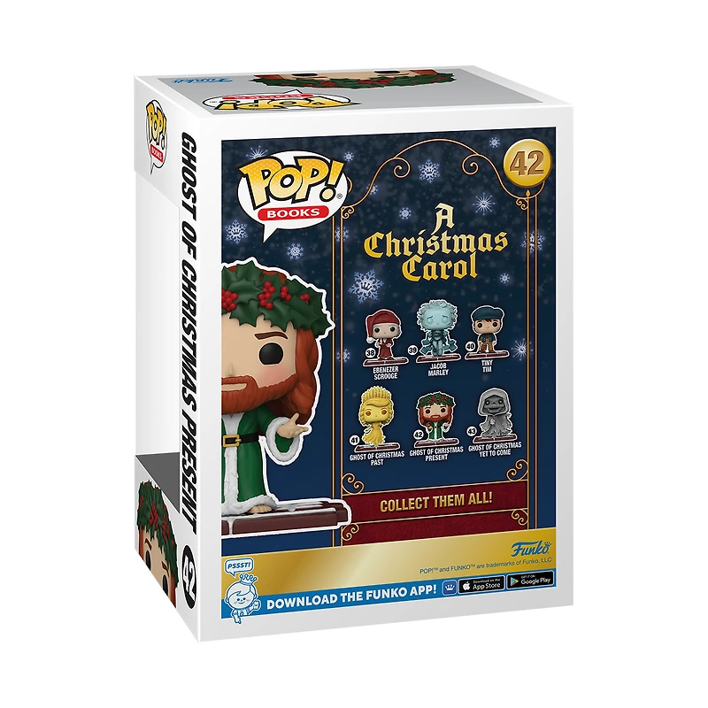 Funko POP! Books: A Christmas Carol Ghost of Christmas Present 4.4-in Vinyl Figure