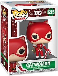 Funko POP! Heroes: DC Comics Holiday 2024 Catwoman 3.95-in Vinyl Figure