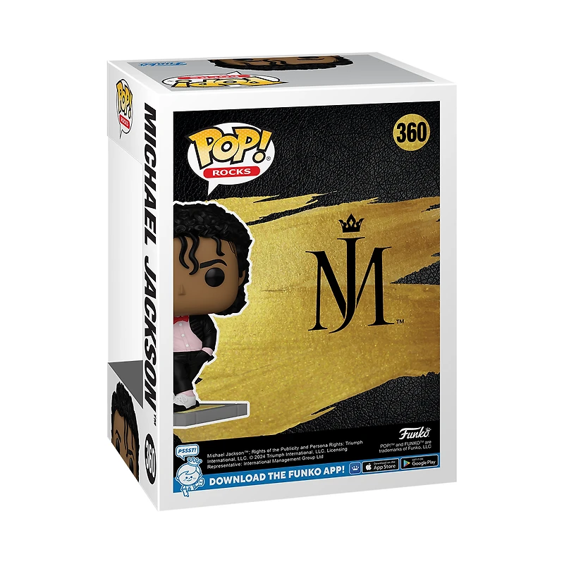 Funko POP! Rocks: Michael Jackson (Billie Jean) 4.45-in Vinyl Figure