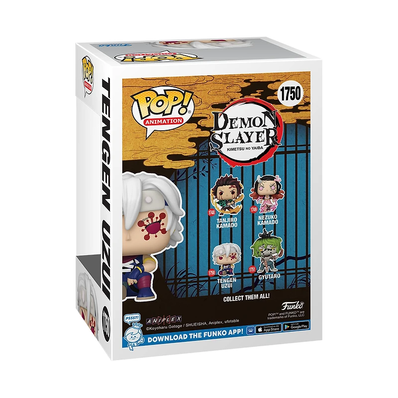 Funko POP! Animation: Demon Slayer: Kimetsu no Yaiba Tengen (Flash Back) 3.4-in Vinyl Figure