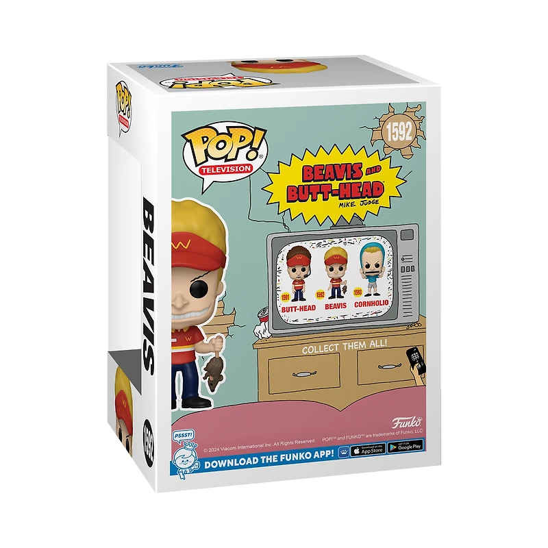 Funko POP! TV: Beavis and Butt-Head Beavis 4.65-in Vinyl Figure
