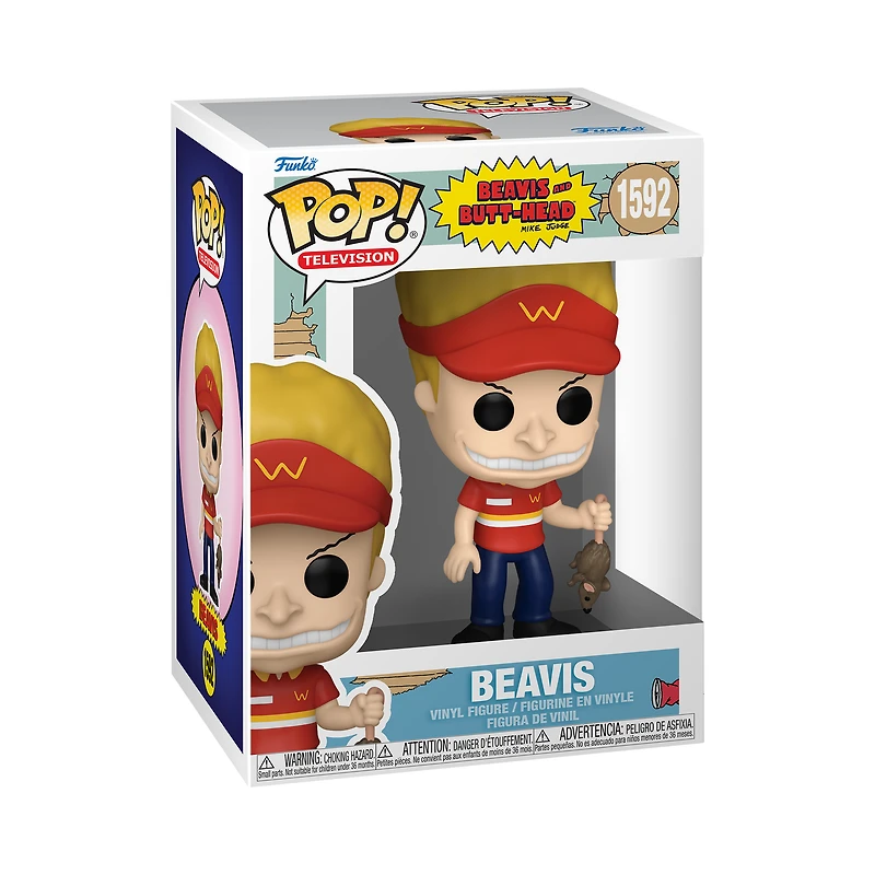 Funko POP! TV: Beavis and Butt-Head Beavis 4.65-in Vinyl Figure