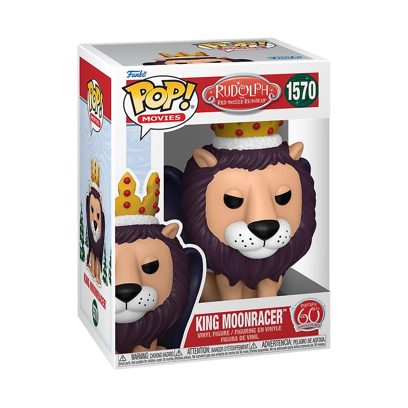 Funko POP! Movies: Rudolph the Red Nose Reindeer King Moonracer 5.1-in Vinyl Figure