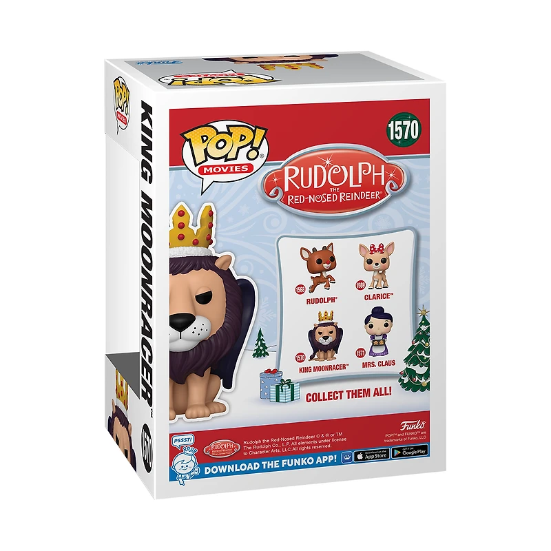Funko POP! Movies: Rudolph the Red Nose Reindeer King Moonracer 5.1-in Vinyl Figure