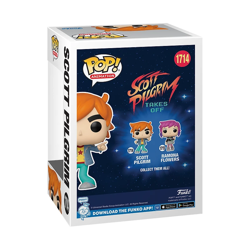 Funko POP! TV: Scott Pilgrim Takes Off Scott Pilgrim 4.15-in Vinyl Figure