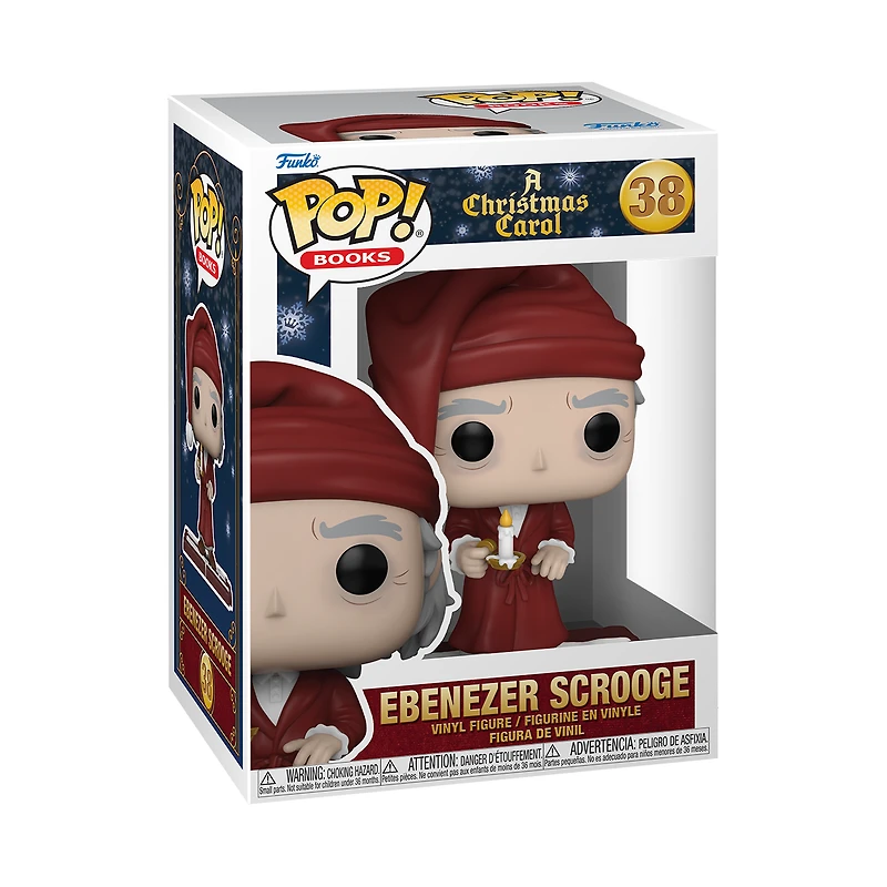 Funko POP! Books: A Christmas Carol Ebenezer Scrooge 4.55-in Vinyl Figure