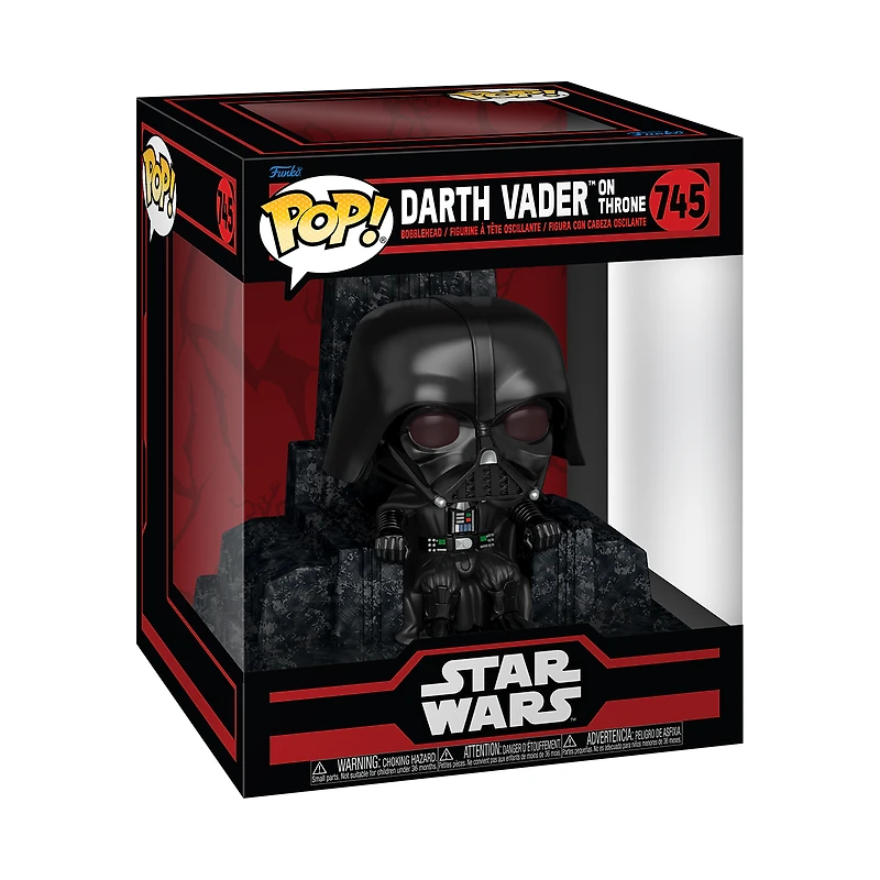 Funko POP! Deluxe: Star Wars Darkside Vader Throne 4.5-in Vinyl Figure