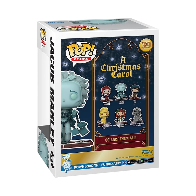 Funko POP! Books: A Christmas Carol Jacob Marley 5.15-in Vinyl Figure