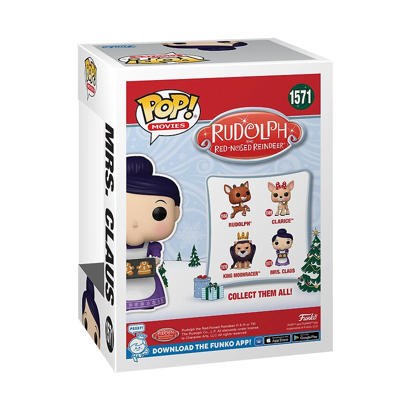 Funko POP! Movies: Rudolph the Red Nose Reindeer Mrs. Claus 4.3-in Vinyl Figure