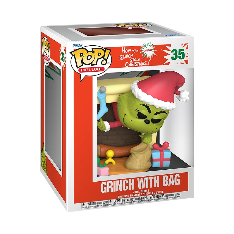 Funko POP! Deluxe: How the Grinch Stole Christmas Grinch 4.2-in Vinyl Figure
