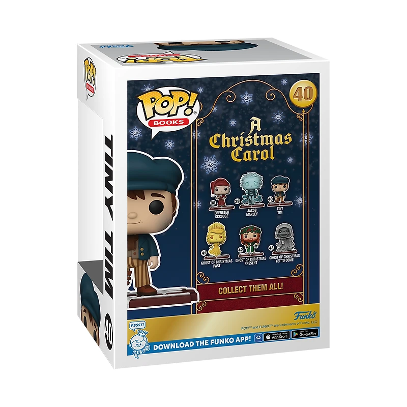 Funko POP! Books: A Christmas Carol Tiny Tim 4.3-in Vinyl Figure