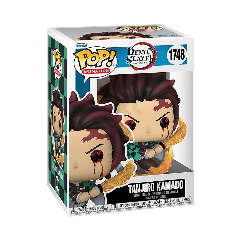 Funko POP! Animation: Demon Slayer: Kimetsu no Yaiba Tanjiro(Sun Breathing) 4.55-in Vinyl Figure